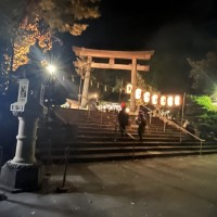 物部神社　鳥居夜S__10403858